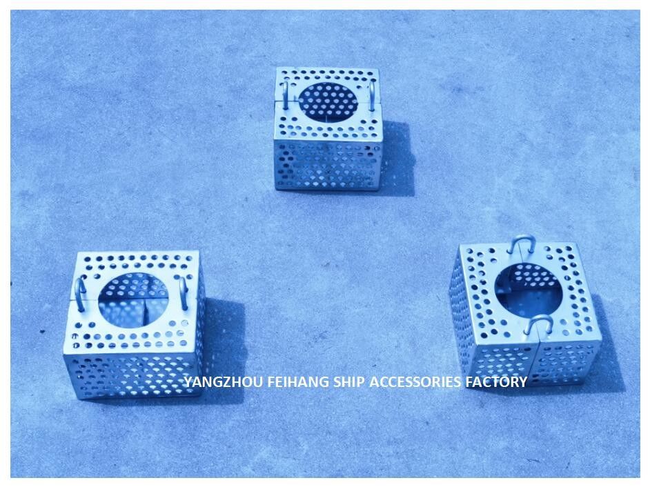 Filtros de caja de rosa de malla de acero inoxidable Jis F7206 5k-50a para conexión roscada de succión de tanque de agua