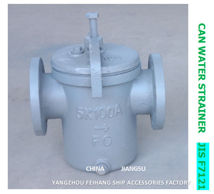 Colador de agua para latas JIS 5k-100A Impa 872007 Cuerpo del filtro de agua para latas JIS 5k-100a - Cartucho de filtro de hierro fundido - Inoxidable