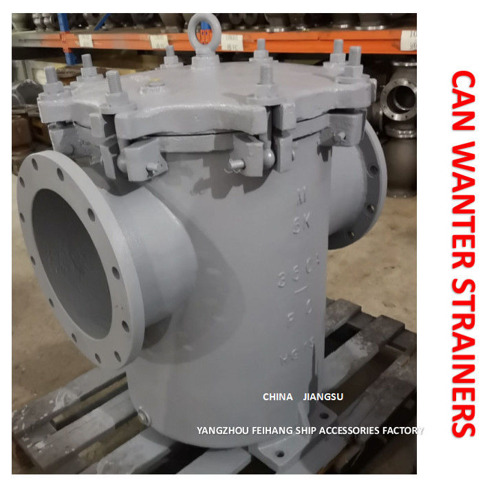 Colador de agua para latas marinas 5k-350a Cuerpo Jis F7121 tipo S - Cartucho de filtro de hierro fundido - Acero inoxidable