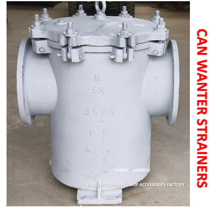 El S-tipo de IMPA872013 Marine Can Water Filters 5kK-350A puede regar el acero inoxidable del cartucho de filtro del arrabio del cuerpo de Strainres