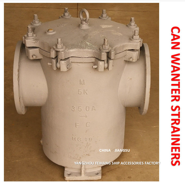 Colador de agua para latas marinas 5k-350a Cuerpo Jis F7121 tipo S - Cartucho de filtro de hierro fundido - Acero inoxidable
