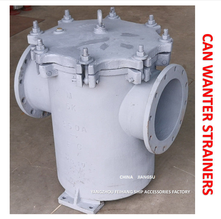 El S-tipo de IMPA872013 Marine Can Water Filters 5kK-350A puede regar el acero inoxidable del cartucho de filtro del arrabio del cuerpo de Strainres