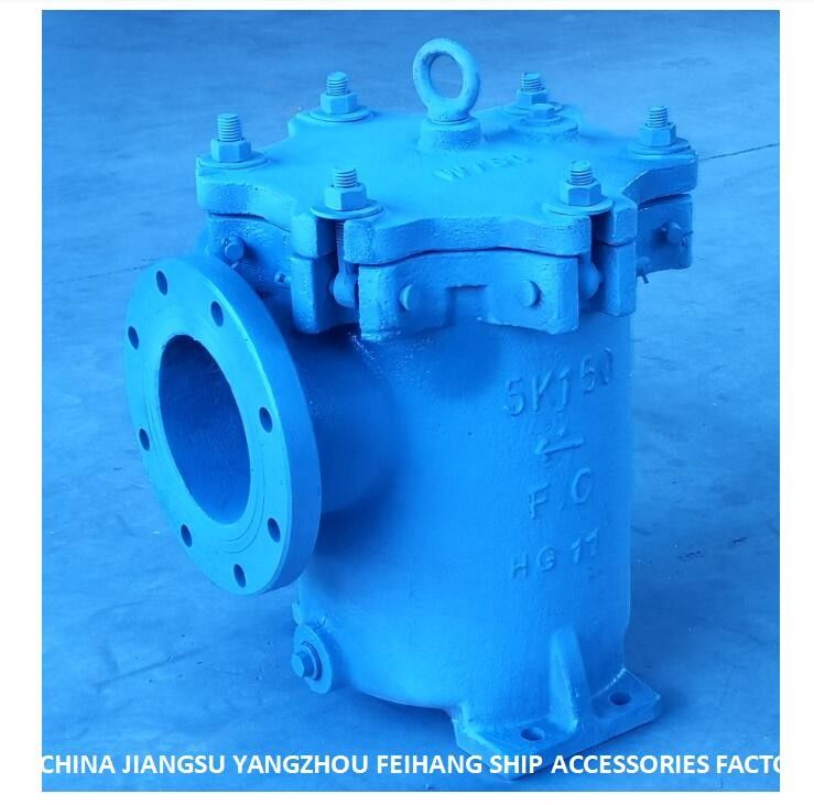 IMPA872009 Coladores de agua para latas: filtros de agua para latas marinas Modelo: JIS 5K-150A tipo LA JIS F7121