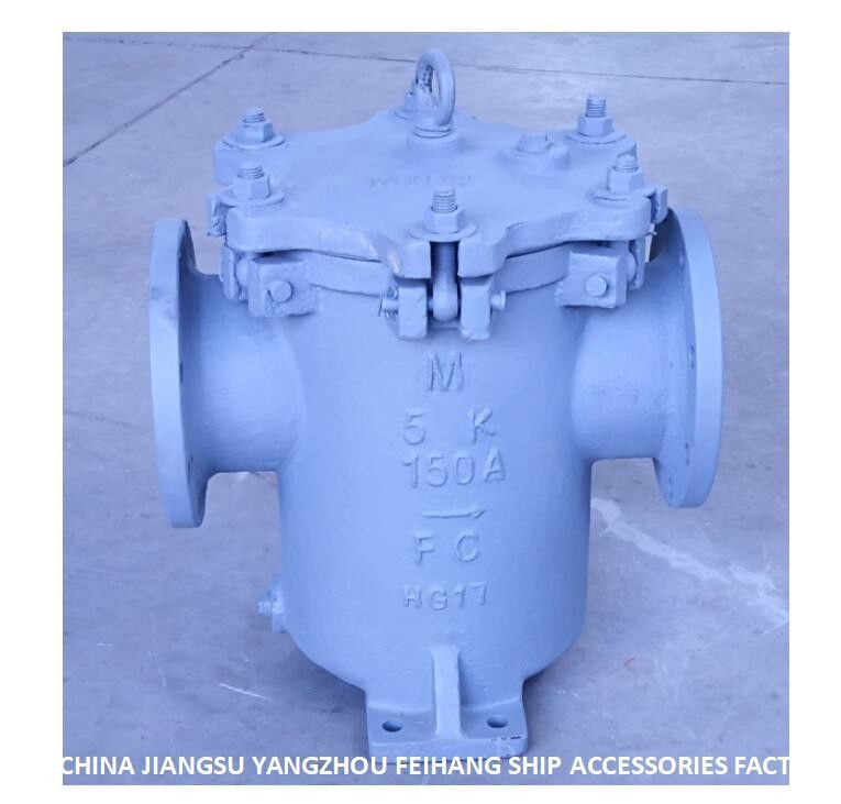IMPA872009 Coladores de agua para latas: filtros de agua para latas marinas Modelo: JIS 5K-150A tipo LA JIS F7121