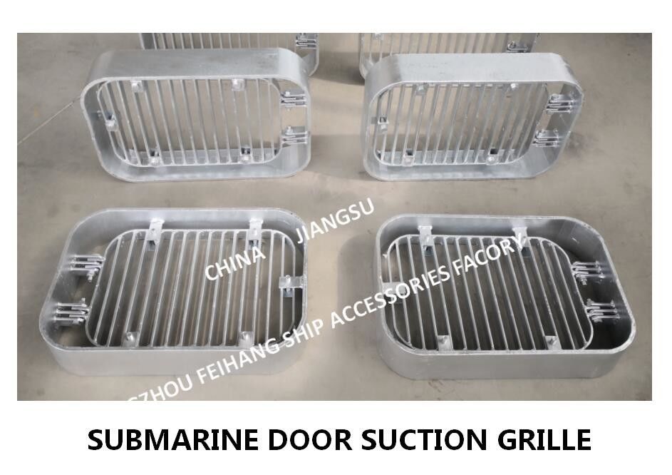 Grilla de succión de puertas de submarinos de 6 a 8 mm de espesor de acero al carbono galvanizado por inmersión en caliente