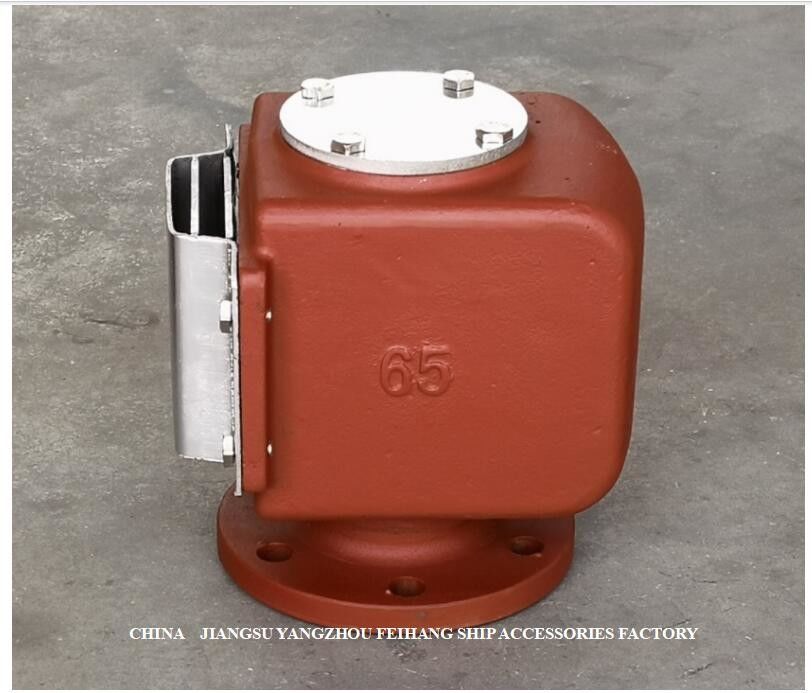 Tipo cabeza del tubo de aire del tanque de lastre (con la red del fuego) ES65QT CB/T3594-1994 del Casquillo-flotador del respiradero del tanque de lastre