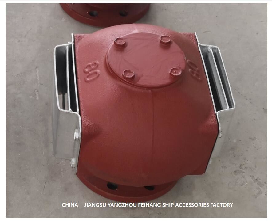 Tipo dúctil modelo FH-ES80QT CB/T3594-94 del flotador del hierro de la cabeza del tubo de aire del tanque de lastre (con la red del insecto)