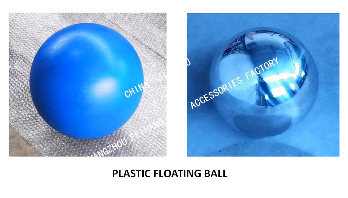 Bola de flotación plástica para la bola de flotación de acero inoxidable de la cabeza del tubo de aire del gabinete de la precipitación