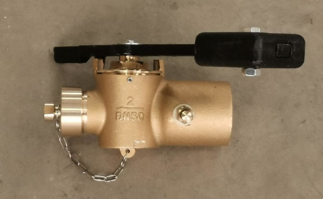 Profundidad de bronce que mide la válvula de cierre automático DN50 CB/T3778-99 para el tanque de las aguas residuales