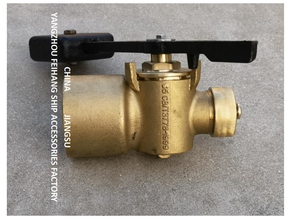 Material de cierre automático de la válvula de FH-65A CB/T3778-1999 Marine Anchor Chain Cabin Sounding: Tipo pesado de bronce del martillo