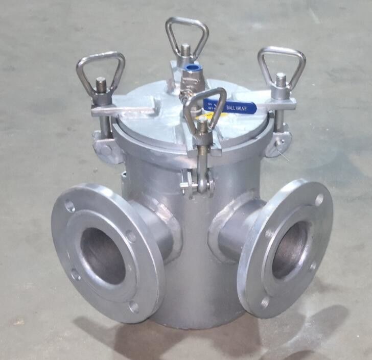 Filtro de agua grueso de la succión para la entrada de bomba auxiliar del agua de mar A80 CBM1061-81 Marine Sea Water Strainers