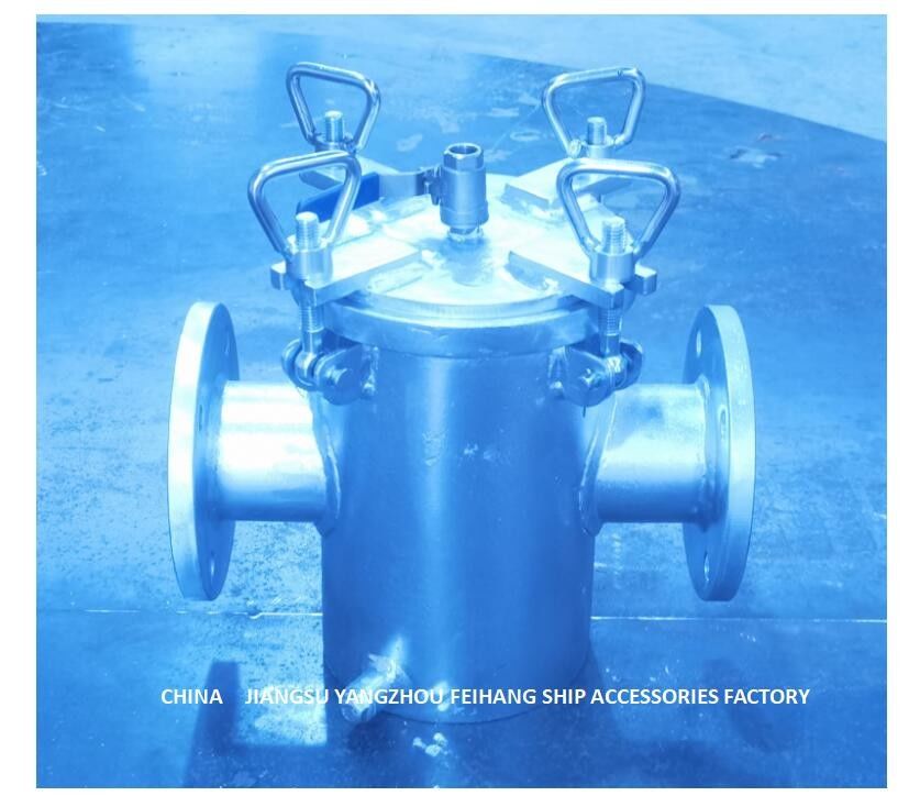Filtro de agua grueso de la succión para la entrada de bomba auxiliar del agua de mar A80 CBM1061-81 Marine Sea Water Strainers