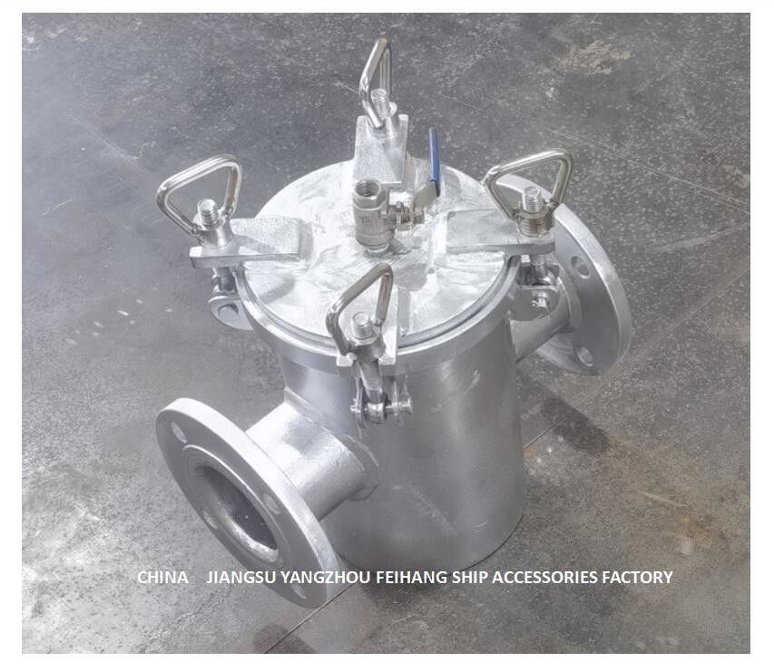 Acero de AS80 CB/T497 Marine Coarse Water Filter Carbon/malla de acero inoxidable 0.25-1.5Mpa