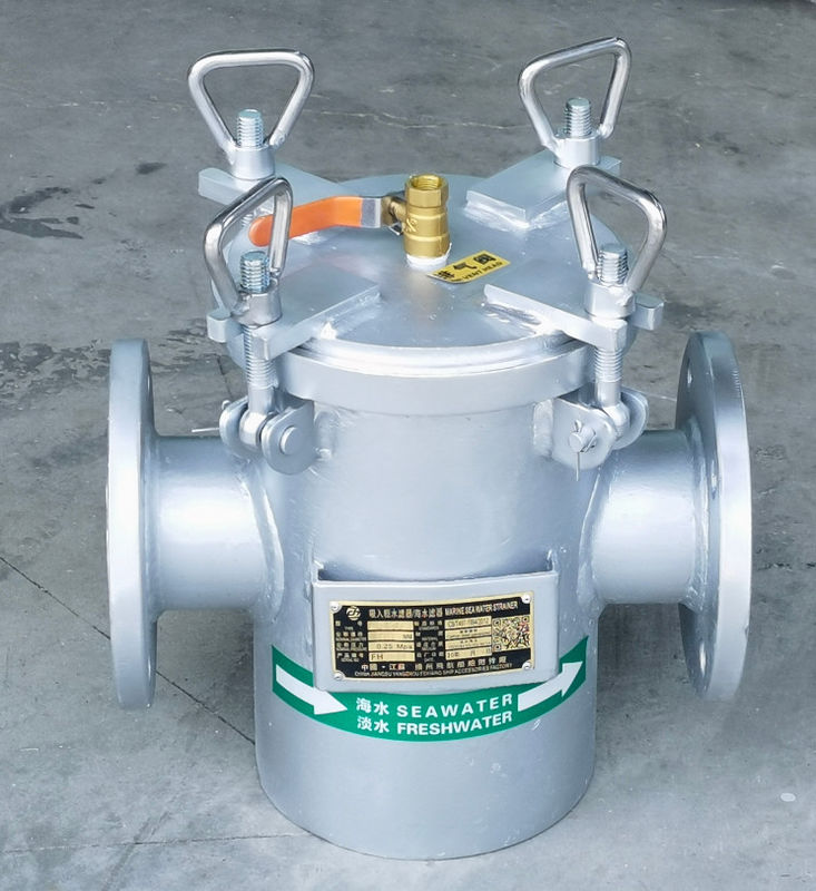 En baño caliente de acero grueso de carbono del filtro de agua de agua de la succión gruesa del filtro AS80 Cb/T497 galvanizado