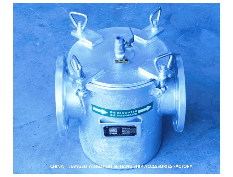 Los tamices de la agua de mar modelan: El cartucho de filtro galvanizado en baño caliente de acero de carbono del cuerpo de AS125 CB/T497-2012 toma el sol tipo
