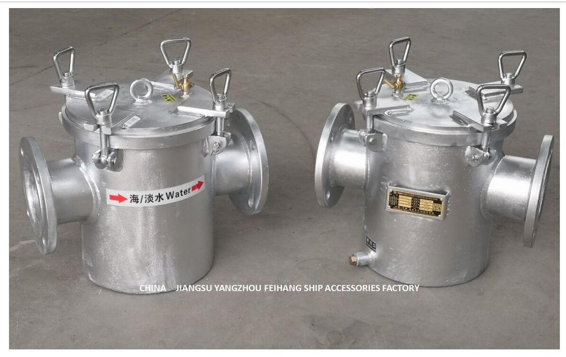 El filtro de agua grueso galvanizado de acero de carbono de As125 Cb/T497-2012, acero de carbono galvanizó el filtro de agua grueso de la succión