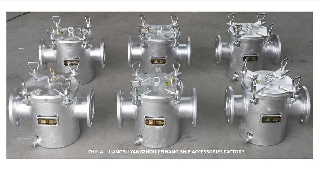 El filtro de agua grueso galvanizado de acero de carbono de As125 Cb/T497-2012, acero de carbono galvanizó el filtro de agua grueso de la succión