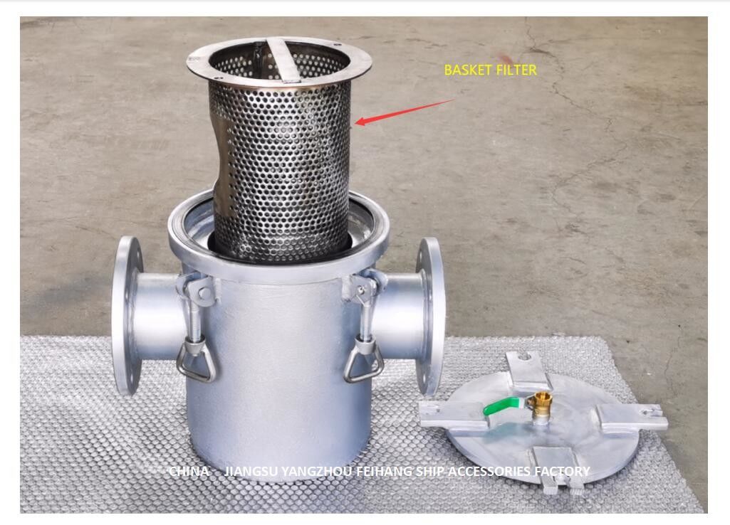 Componentes gruesos del filtro de agua de Marine Seawater Filter Marine Suction AS100 CB/T497-2012