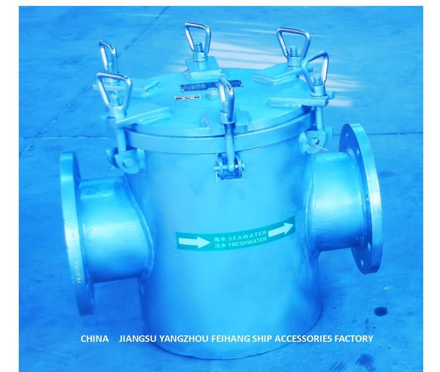 El filtro de agua de Marine Sea para el acero de carbono diario de la bomba AS150 CB/T497-2012 del agua dulce galvanizó el filtro de acero inoxidable