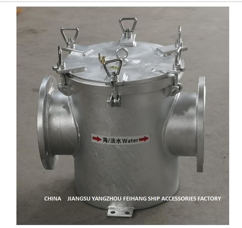 El acero de carbono galvanizó los tamices de la agua de mar para el modelo AS200 CB/T497 de la entrada de bomba del agua dulce