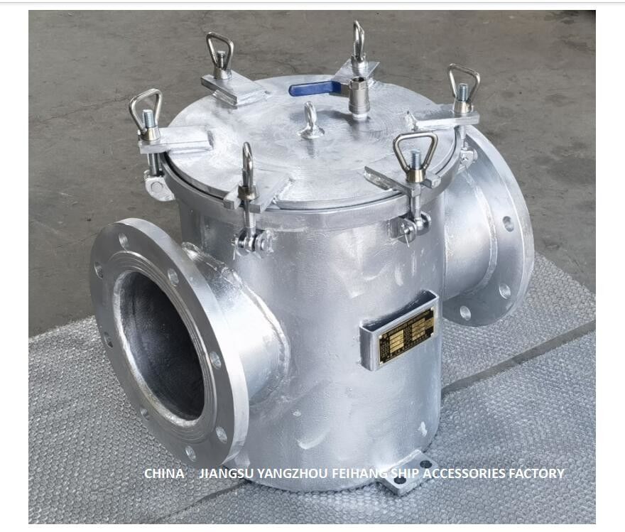 Cartucho de filtro de acero inoxidable galvanizado de acero principal del filtro del agua de mar de carbono de la entrada de bomba del agua de mar de A250 Cb/T497
