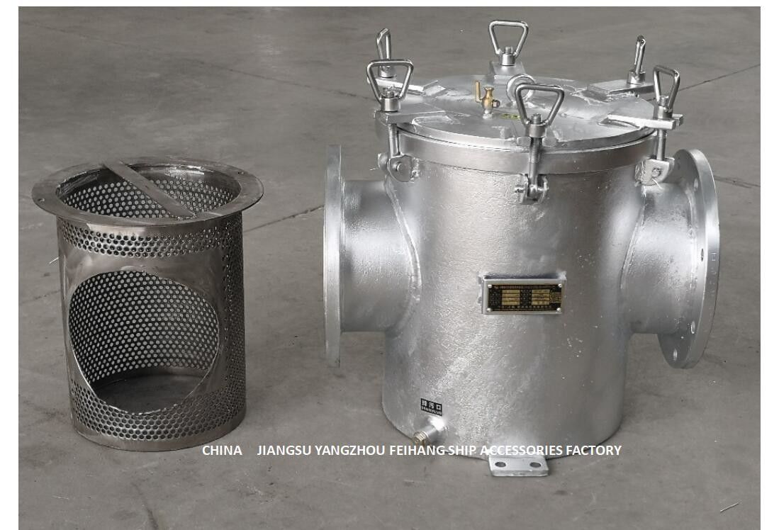 Cuerpo de acero galvanizado de acero galvanizado de Filtecarbon de la succión de carbono del filtro del agua de mar del acero de carbono, filtro de acero inoxidable