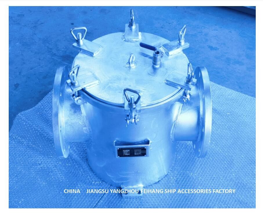 Materiales componentes principales del filtro principal del agua de mar de la succión directa de Feihang A250 CB/T497-2012