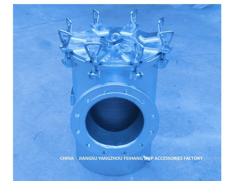 Modelo galvanizado de acero AS250 CB/T497-2012 del filtro de la agua de mar de carbono para los tamices subacuáticos bajos de la agua de mar de la puerta