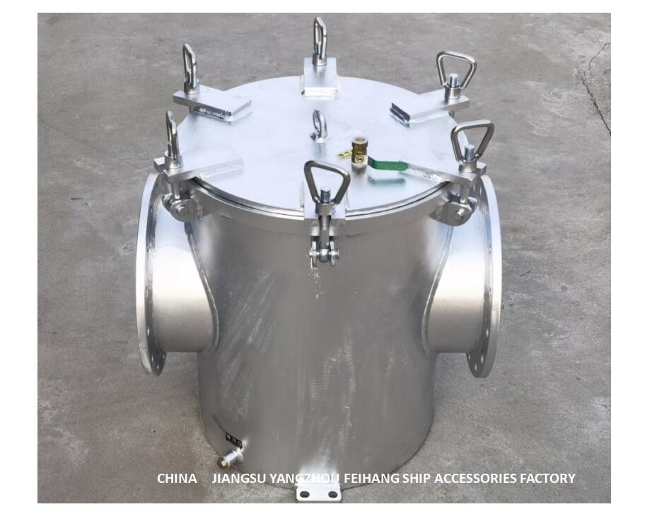 Modelo galvanizado de acero AS250 CB/T497-2012 del filtro de la agua de mar de carbono para los tamices subacuáticos bajos de la agua de mar de la puerta