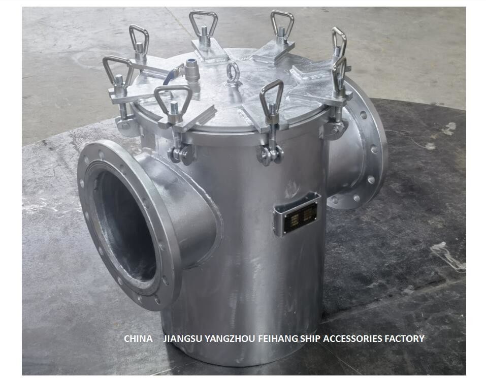 Modelo galvanizado de acero AS250 CB/T497-2012 del filtro de la agua de mar de carbono para los tamices submarinos de alto nivel de la agua de mar de la puerta
