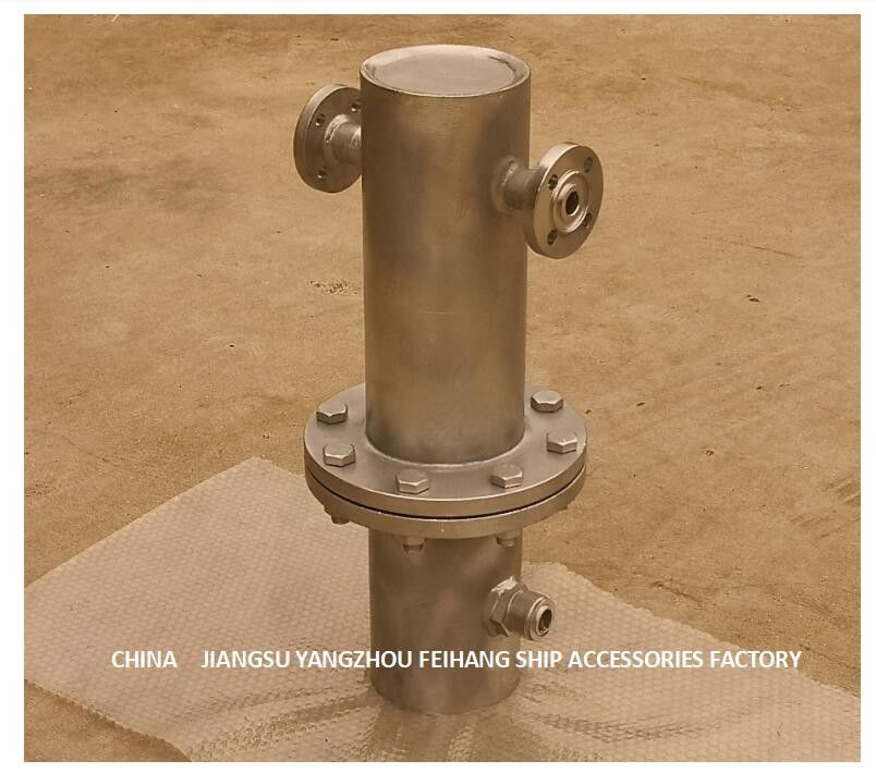 Presión de trabajo material automática del acero de carbono Cb/T3657-2014 de Marine Gas Water Separator Bs 30080 del drenaje 3.0mpa