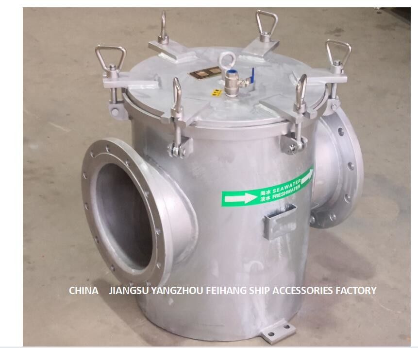 Filtro galvanizado de acero importado AS350 Cb/T497 del agua de mar de carbono para la bomba del agua de mar del aire acondicionado
