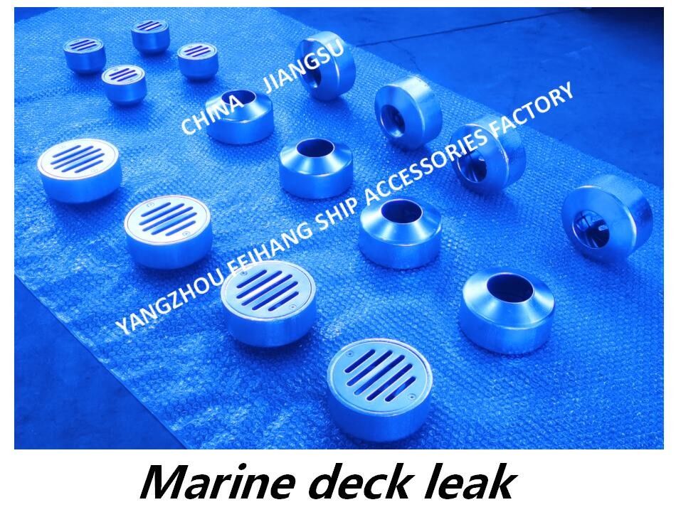 La circular portuaria Marine Floor Drain Carbon Steel Marine Leakage Port Circular Marine de la salida circular de la cubierta de YA galvanizó