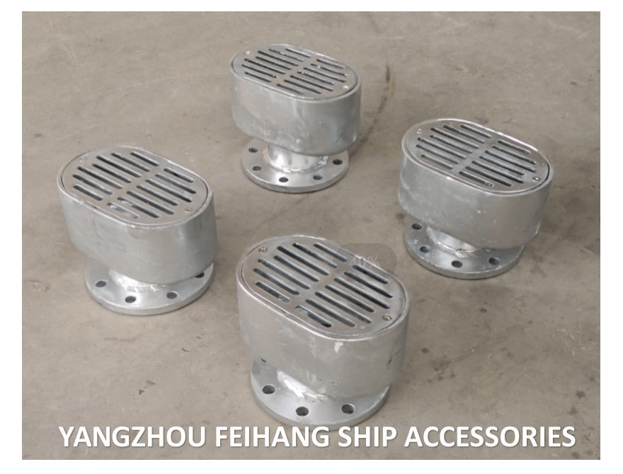 La inmersión caliente oval de TBS150 Cb/T3885-2004 galvanizó el puerto de la salida de la cubierta/el puerto de la salida de la cubierta de Marine Hot Dip Galvanized Oval