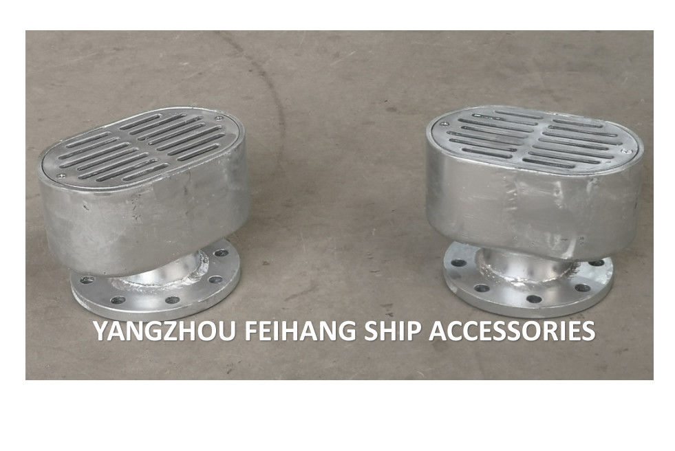 La inmersión caliente oval de TBS150 Cb/T3885-2004 galvanizó el puerto de la salida de la cubierta/el puerto de la salida de la cubierta de Marine Hot Dip Galvanized Oval