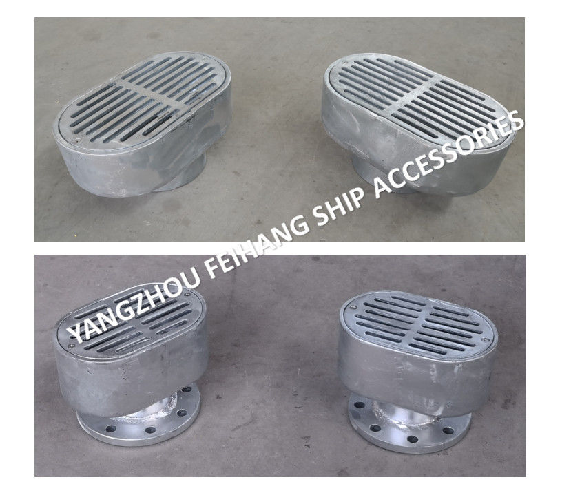 Puerto TBS100 CB/T3885-2014 de Marine Floor Drain - de Marine Oval Deck Leakage Port - de Marine Oval Flange Deck Leakage