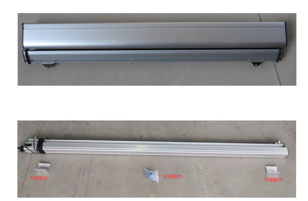 IMPA150721 - Las sombras solares saltan tipo color Gray Spring Self - colocación del rodillo de persianas de rodillo de la carlinga