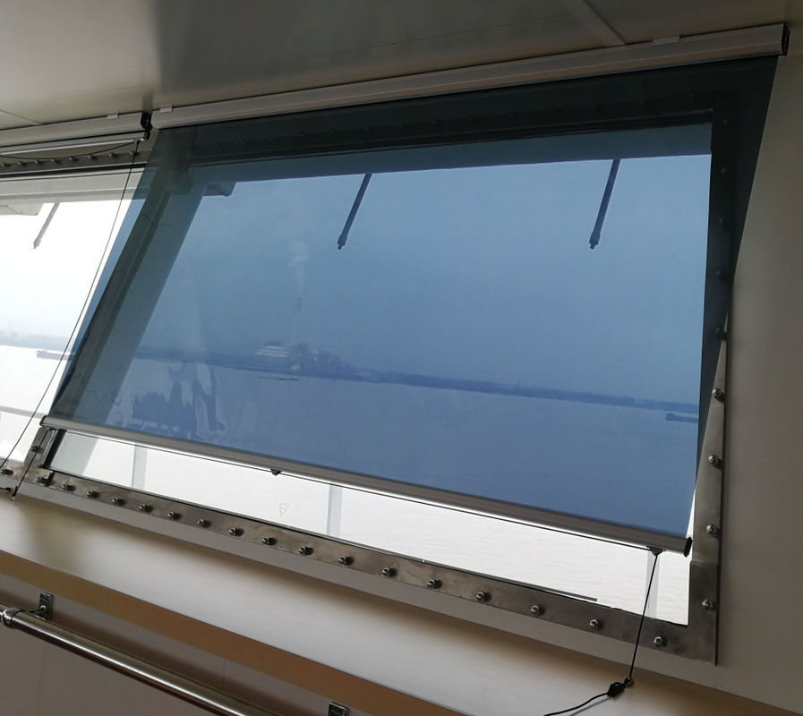 Colocación automática de filtración de la primavera de las persianas de rodillo de la sombrilla Marine Sunshade Roller Blinds Cockpit de la luz azul de FH001