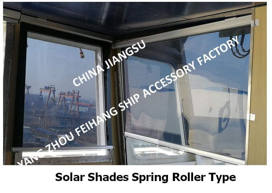 Colocación automática de filtración de la primavera de las persianas de rodillo de la sombrilla Marine Sunshade Roller Blinds Cockpit de la luz azul de FH001