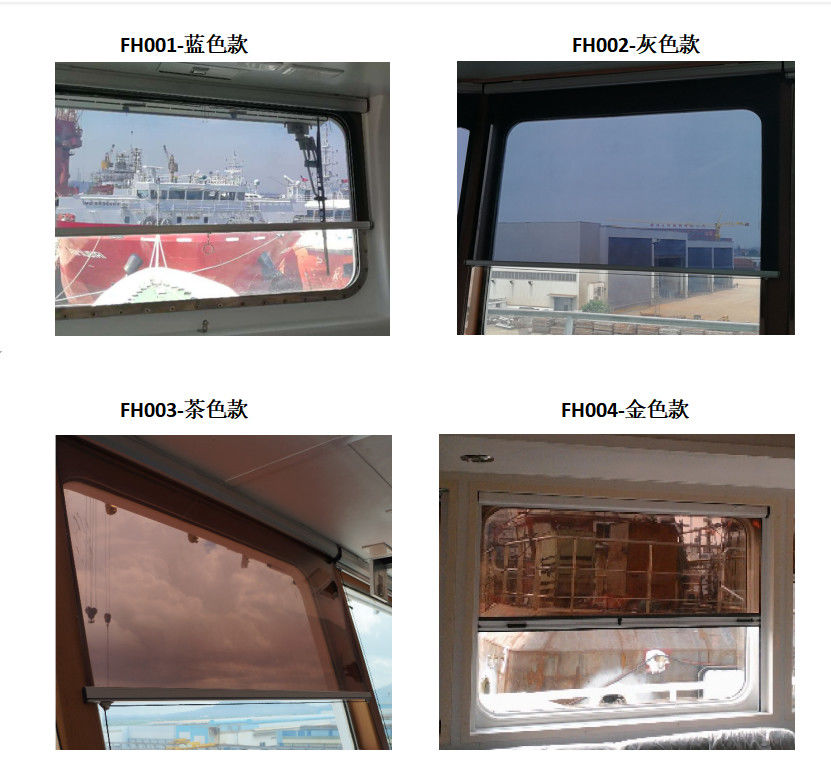 IMPA150721-Solar sombrea el tipo Marine Cockpit Sunshade Roller Blinds - persianas del rodillo de la primavera de rodillo de la sombrilla de la primavera de la carlinga