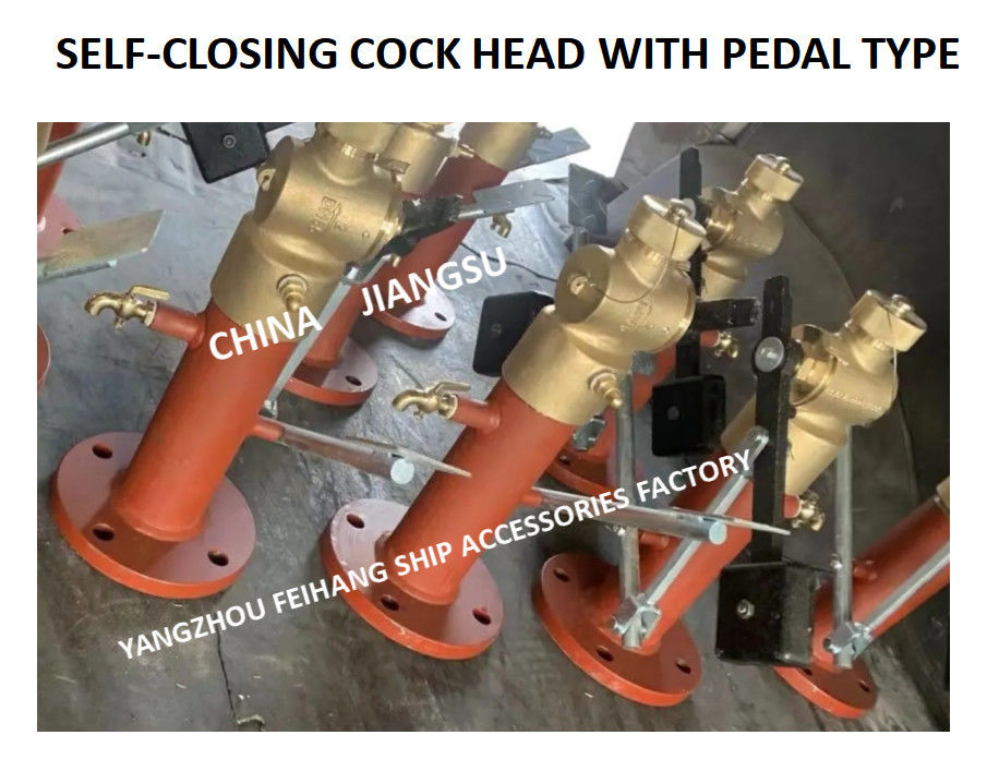 Válvula de cierre automático que suena de mando por pedal con la extensión Rod FH-DN40 Cb/T3778-99
