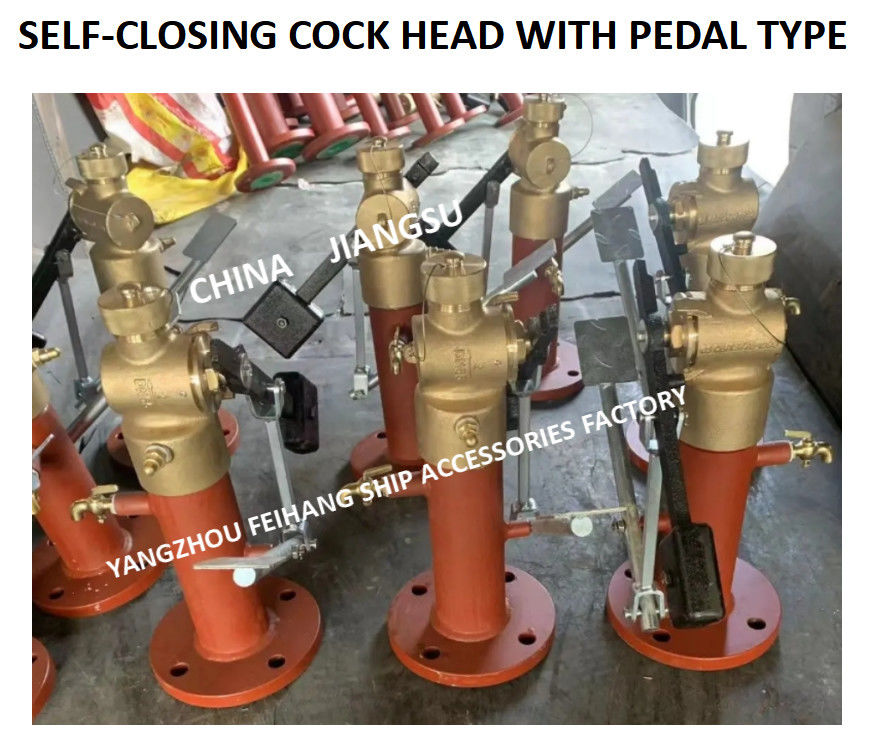 Válvula de cierre automático que suena de mando por pedal con la extensión Rod FH-DN40 Cb/T3778-99