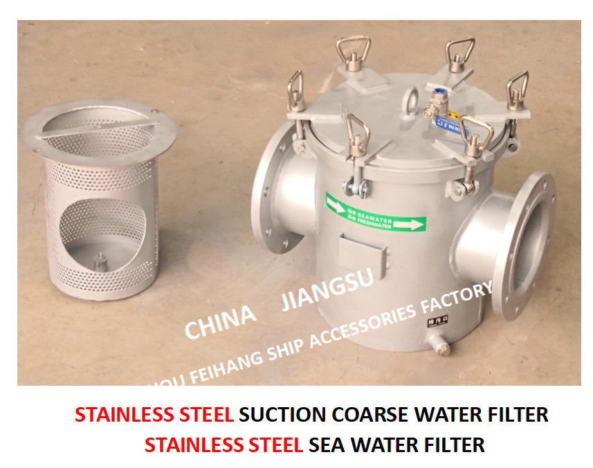 Agua de mar de acero inoxidable de la cesta Straines para el modelo de sistema de la lucha contra el fuego del lastre AS150 Cb/T497-2012