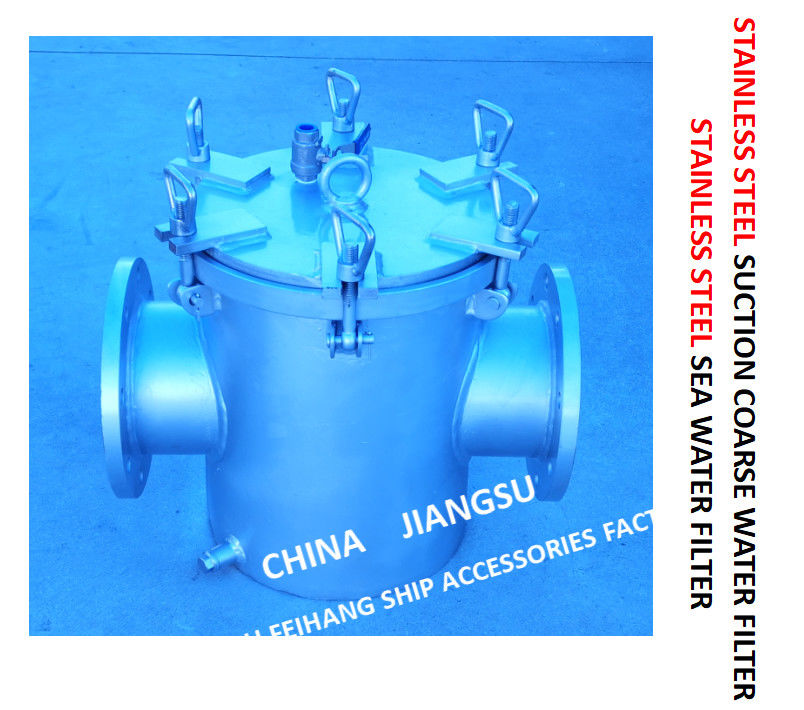 Agua de mar de acero inoxidable de la cesta Straines para el modelo de sistema de la lucha contra el fuego del lastre AS150 Cb/T497-2012