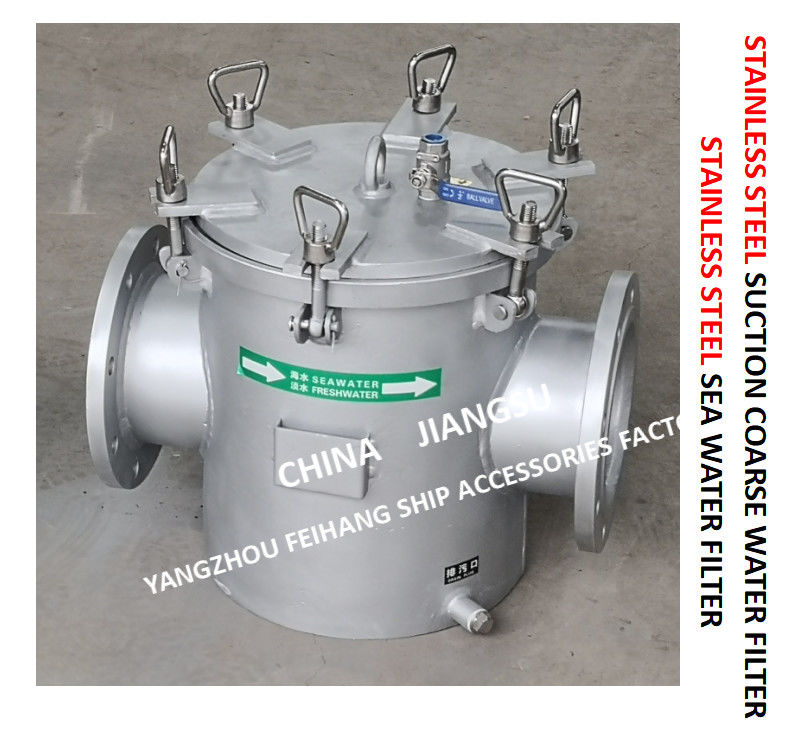 Agua de mar de acero inoxidable de la cesta Straines para el modelo de sistema de la lucha contra el fuego del lastre AS150 Cb/T497-2012