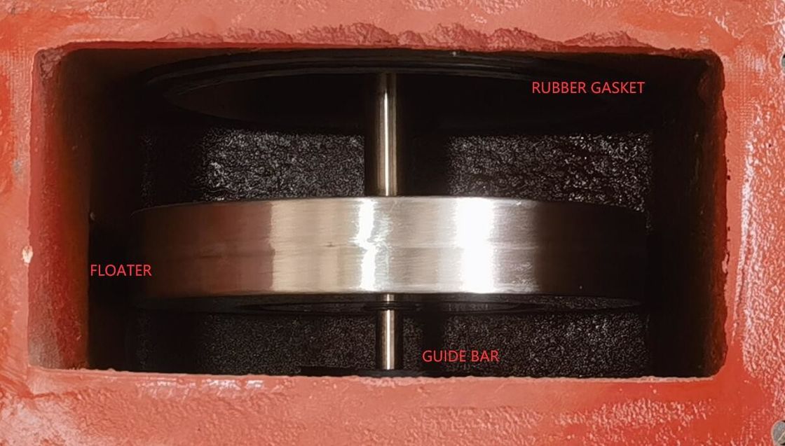Tipo de disco flotante, cabeza de tubería de aire del tanque de aceite SUS316L tapa transpirable 53ON-125A