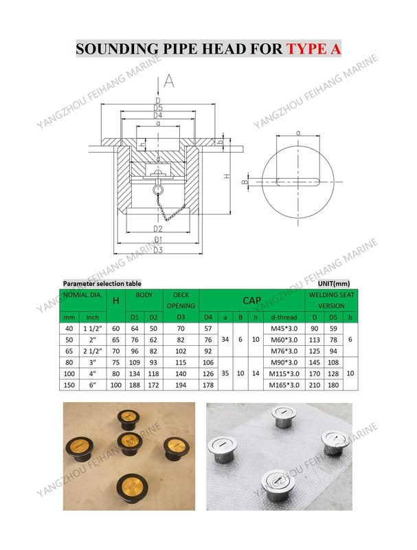 Normas de diseño-CB/T3778 Cap de tubo de resonancia Cap de tubo de resonancia Cap de cabeza de resonancia Cap de cabeza de tubo de resonancia