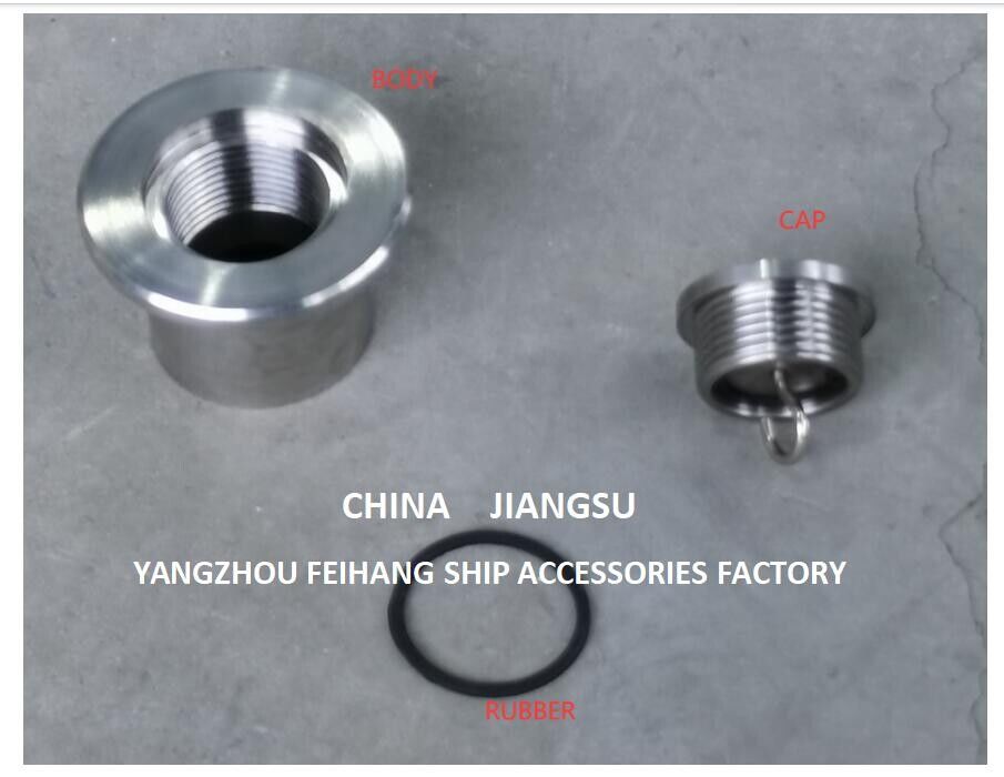 China Tubo de sondeo de acero inoxidable Cap-China Cabeza del tubo de sondeo de acero inoxidable CB/T3778-99
