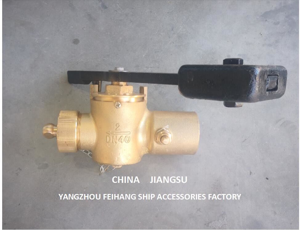 Valva de cierre automático de sondeo de profundidad de bronce para cabina hundida Dn40 Cb/T3778-99 Adecuada para agua y combustible