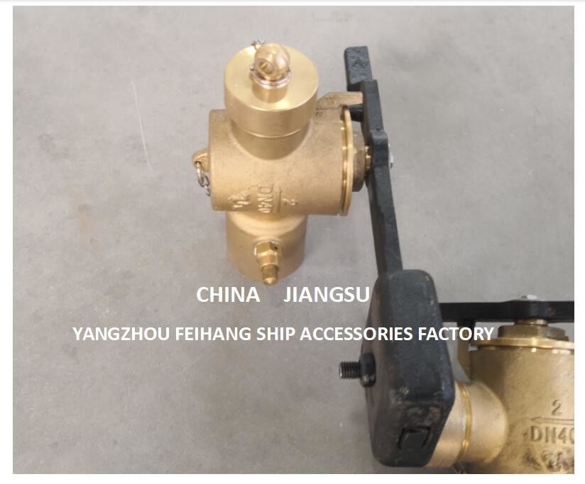 Datos técnicos de la válvula de cierre automático de sonido Dn40 Cb/T3778-99 Material-bronce con contrapeso